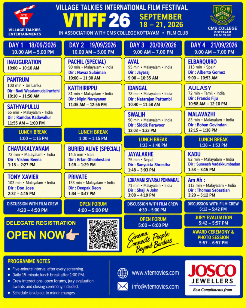 Village Talkies International Film Festival – VTIFF 2026 FILM SCHEDULE vtiff cms schedule copy new